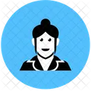 Woman Streamline Kameleon Icon