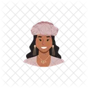 Woman Joyful Earrings Icon