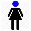 Woman Silhouette Symbol Icon