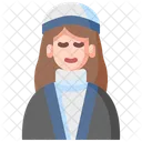 Woman Winter Earmuffs Icon