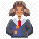 School Woman Girl Icon