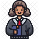 School Woman Girl Icon