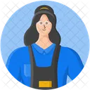 Woman Employee Cashier Icon