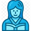 Woman Student Avatar Icon