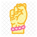 Woman Power Fist Icon