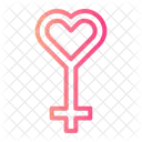 Woman Love Heart Icon