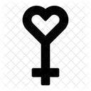 Woman Love Heart Icon