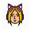 Woman Avatar Otaku Icon