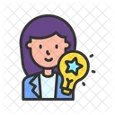 Woman Idea  Icon