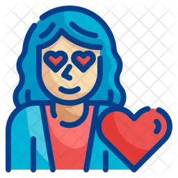 Woman In Love  Icon