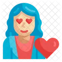 Woman In Love  Icon