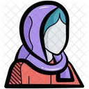 Woman Islamic Avatar  アイコン
