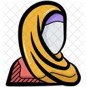 Woman Islamic Avatar  Icon