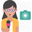 Woman Journalist Female Journalist Journalist Icon
