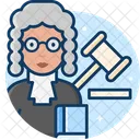 Woman Judge Female Judge Judge Icon