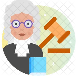 Woman Judge  Icon