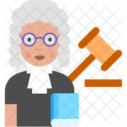 Woman Judge  Icon