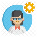 Woman Manager  Icon