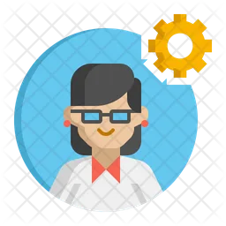 Woman Manager  Icon