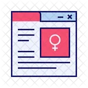 Woman Article  Icon
