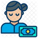 Woman Pay Payment Icon