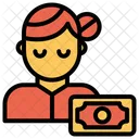 Woman Pay Payment Icon