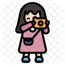 Woman Photographer Camera Photo Icon
