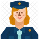 Occupation Avatar Policewoman Icon