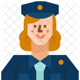 Woman Police  Icon