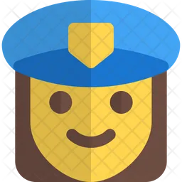 Woman Police Emoji Icon