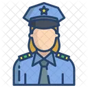 Woman Police Femlae Police Lady Police Icon