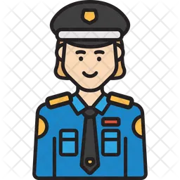 Woman Police  Icon