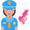 Woman Police Officer Woman Cop Police Officer Icon