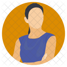 Woman Posing Icon