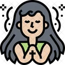 Woman Prayer  Icon