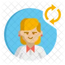 Woman Product Manager  Icon