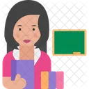 Woman Professor Woman Teacher Femlae Professor Icon