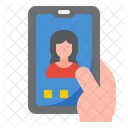 Woman Profile  Icon