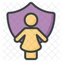 Woman Protection Woman Security Protection Icon