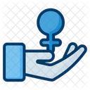 Woman Protection Woman Security Woman Care Icon