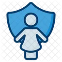 Woman Protection Woman Security Protection Icon