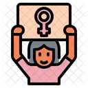 Woman Protest  Icon