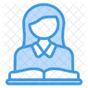 Woman reading  Icon