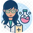Woman Scientist Female Scientist Scientist Icon