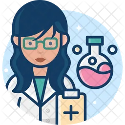 Woman Scientist  Icon