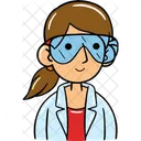 Woman scientist  Icon
