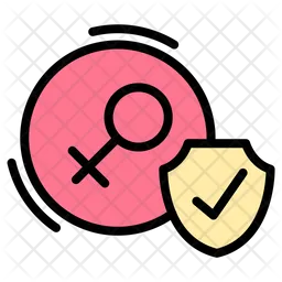 Woman Shield  Icon