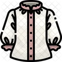 Woman Shirt Shirt Cloth Icon
