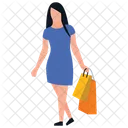 Woman Shopping Icon