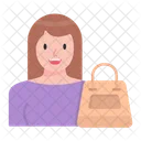 Shopping Shop Woman Icon
